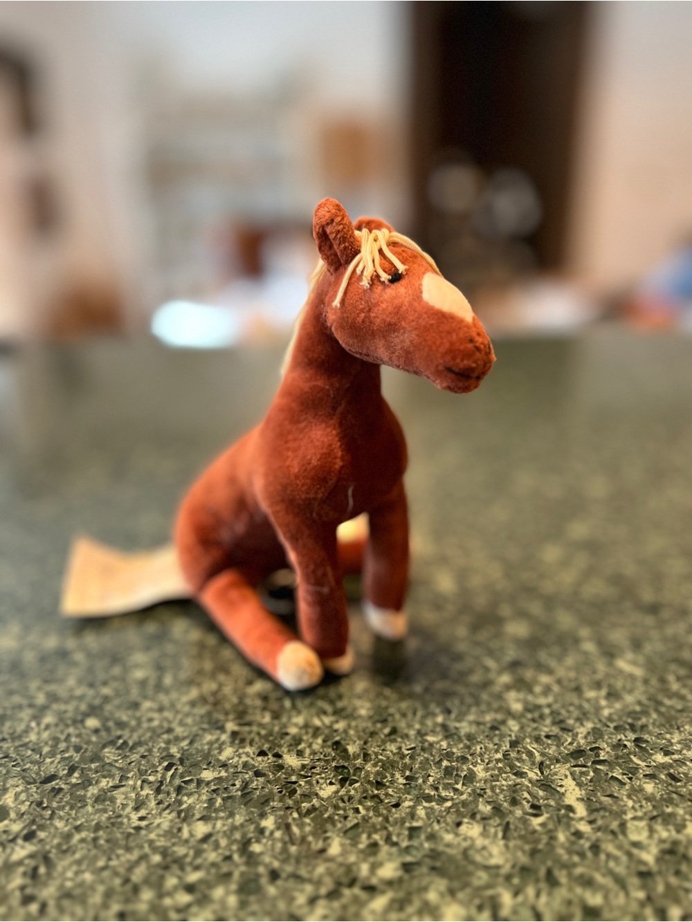 Manhattan toy cinnamon horse beanie plush